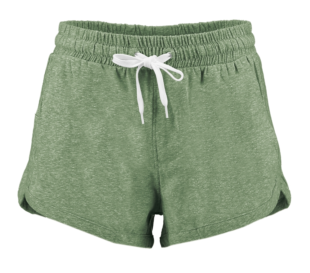 Women's,Green,Short,Shorts,With,A,Drawstring.,Isolated,Image,On