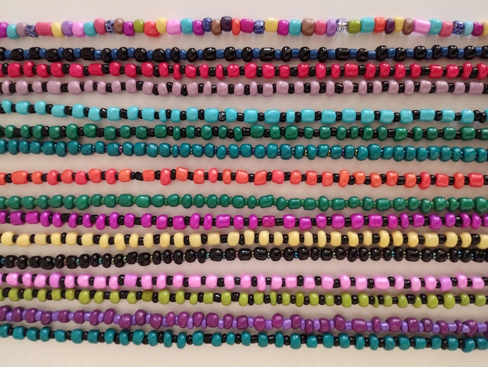 Colorful,Beads,Background.,Background,Pattern,Of,Multicolor,Beads.palette,Of,Colors